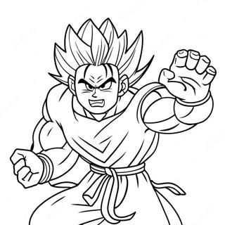 Gohan Beast Målarbilder