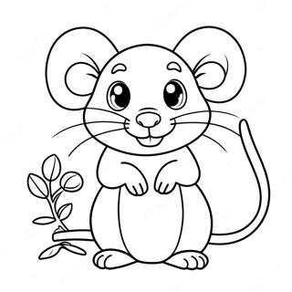 Sot Ratta Kinesisk Zodiak Malarbild 100727-39254