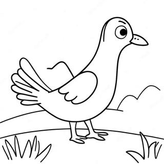 Äventyrlig Mo Willems Duva Målarbild Målarbilder
