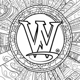 Tydlig Wwe Logotyp Malarbild 101060 39513