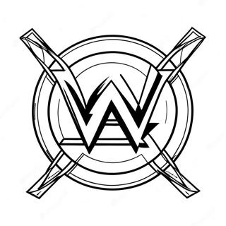 Tydlig Wwe Logotyp Malarbild 101060 39515