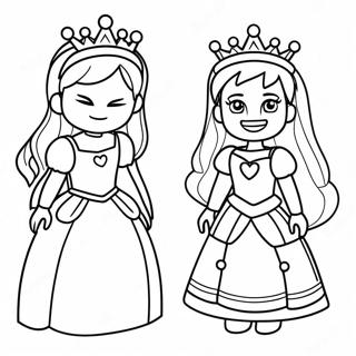 Roblox Prinsessaventyr Malarbild Målarbilder