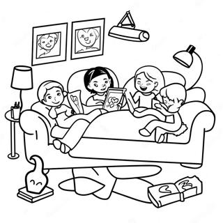 Övernattning Målarbilder