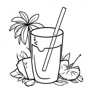 Kokosnöt Målarbilder