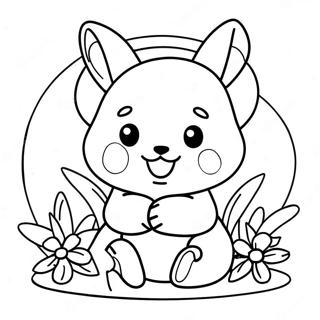 Sot Mitsuri Med Blommor Malarbild 102424 40679