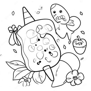 Glad Halloween Godis Majs Malarbild 102658-40861