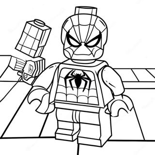 Spiderman Lego Målarbilder