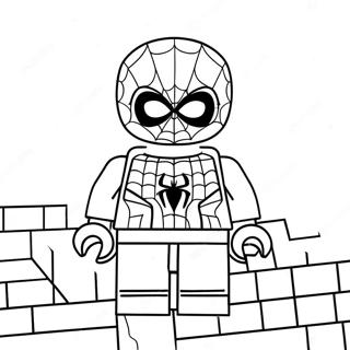 Fargglad Spiderman Lego Aventyr Malarbild 102836-41000