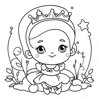 Sot Baby Prinsessa I En Saga Malarbild 102917 41072