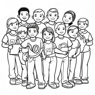 Klass Av 2024 Gruppfoto Malarbild 102994 41125