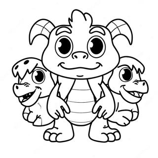 Ludo Med Monster Vanner Malarbild 103098 41209