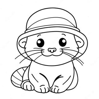 Sot Iller I Hatt Malarbild 103147 41242