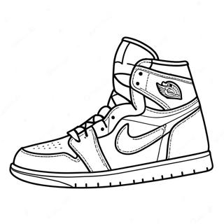Fargglad Jordan 1 Design Malarbild 103250-41328