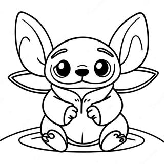 Stitch Och Baby Yoda Malarbild 103787-41733