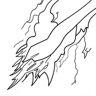 Blixtnedslag Malarbild 104073-41961