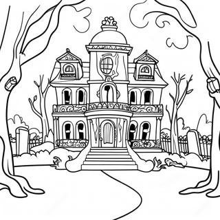 Spokhus Med Ghouls Malarbild 104151-42032