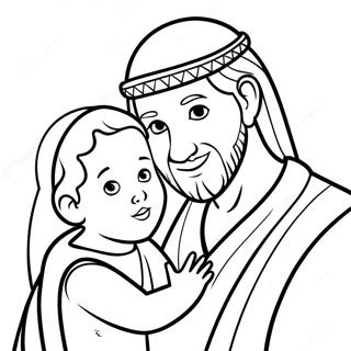 Moses Som Baby Med Faraos Dotter Målarbild Målarbilder