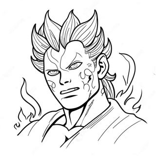 Dabi Med Flammor Malarbild 104637-42401