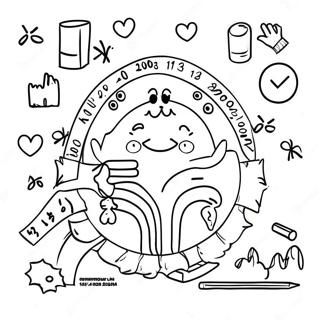 Fargglada Multiplikationsfakta Malarbild 104739-42483