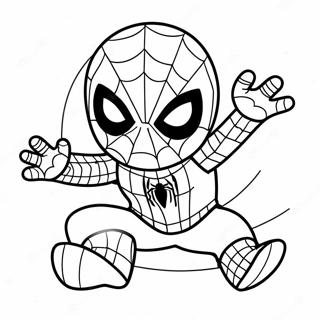 Baby Spiderman Malarbild 105536-43106