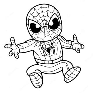 Baby Spiderman Malarbild 105536-43108