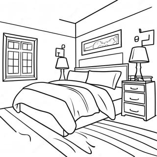 Realistisk Sovrum Malarbild 106464 43826