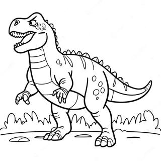 Giganotosaurus Ropande Malarbild 106617 43952