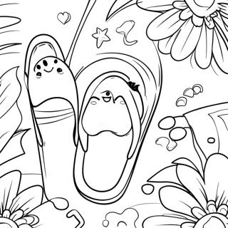 Flip Flop Målarbilder