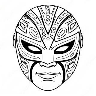 Rey Mysterio Mask Malarbild 106720-44030