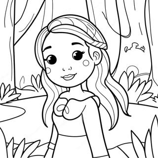 Ela I En Magisk Skog Malarbild 106800-44104