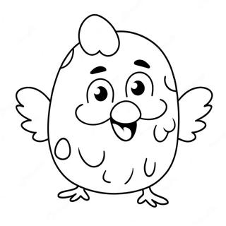 Rolig Kyckling Nugget Karaktar Malarbild 106975-44232