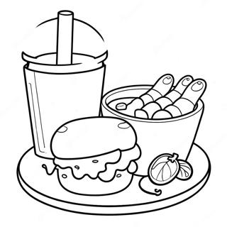 Kyckling Nugget Med Dipp Sas Malarbild 106978-44242