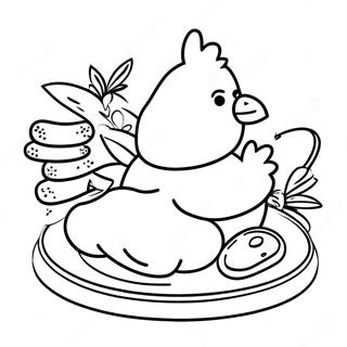 Kyckling Nugget Med Dipp Sas Malarbild 106978-44243