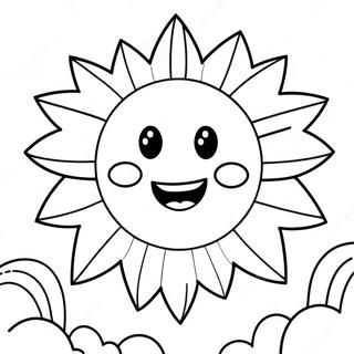 Glad Solsken Malarbild 107205-44420