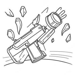 Episk Fortnite Vapenstrid Malarbild 107229-44435