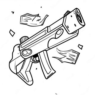 Episk Fortnite Vapenstrid Malarbild 107229-44436