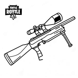 Fortnite Snipergevar I Aktion Malarbild 107231-44441