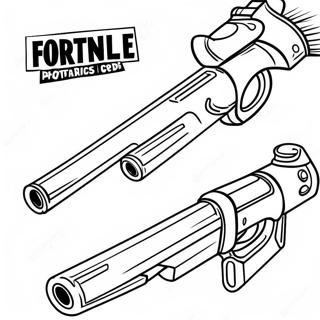 Livlig Fortnite Hagelgevar Malarbild 107232-44445