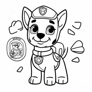 Aventyrlig Zuma Paw Patrol Malarbild 107512-44653