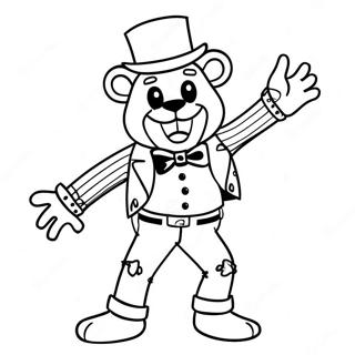 Glamrock Freddy Dansar Malarbild 107592-44723