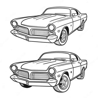 Dragracingbil Målarbilder