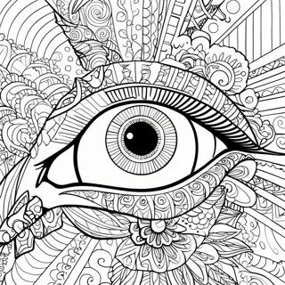 Invecklad Ogondesign Malarbild 108049-45076