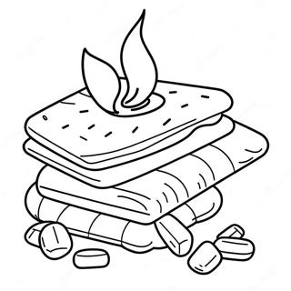 Lackra Smores Vid Lagerelden Malarbild 108075 45096