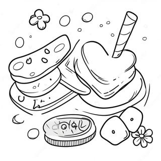 Smores Ingredienser Malarbild 108078-45105