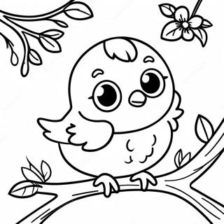 Babyfågel Målarbilder