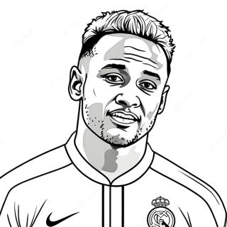 Neymar Psg Farglaggningssida 108436-45370