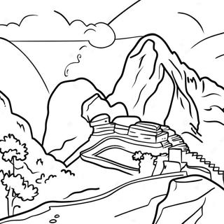 Vibrant Machu Picchu Malarbild 108568-45488