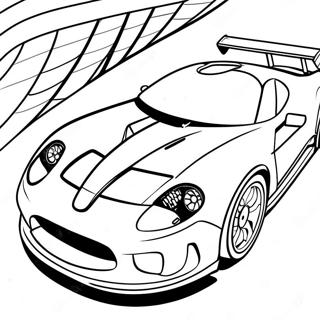 Sportig Racerbil Malarbild 10888-1528