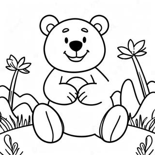 Glad Hej Bjorn Malarbild 109393-46186