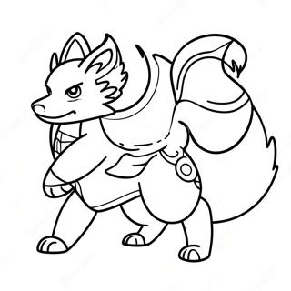 Storslagen Nio Svansar Rav Naruto Malarbild 109548-46310